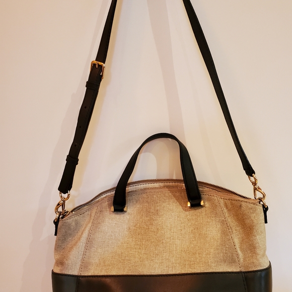 Kate Spade handbag beige and black - Picture 3 of 4
